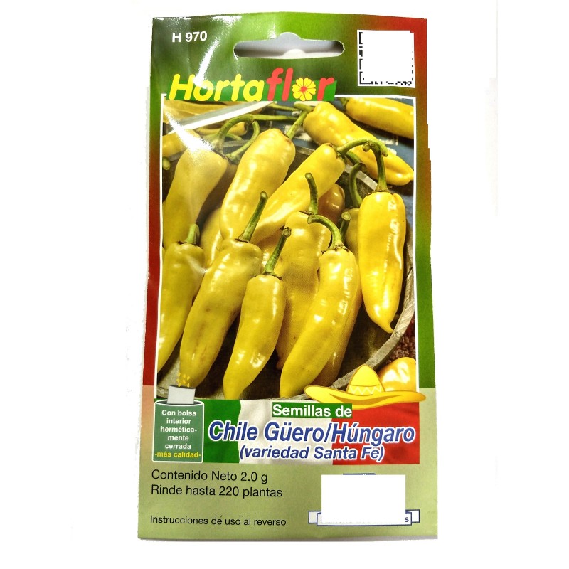 220 Semillas Chile Guero/húngaro Hortaliza 970